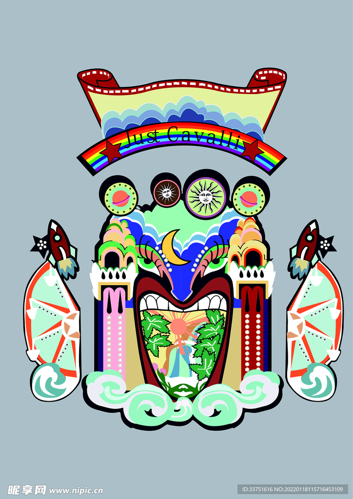 色彩插画