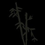 水墨竹子PNG  