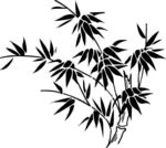 水墨竹子PNG 