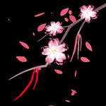 梅花桃花PNG 