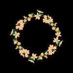 梅花桃花PNG 