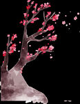 梅花桃花PNG 