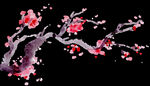 梅花桃花PNG 