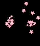 梅花桃花PNG 
