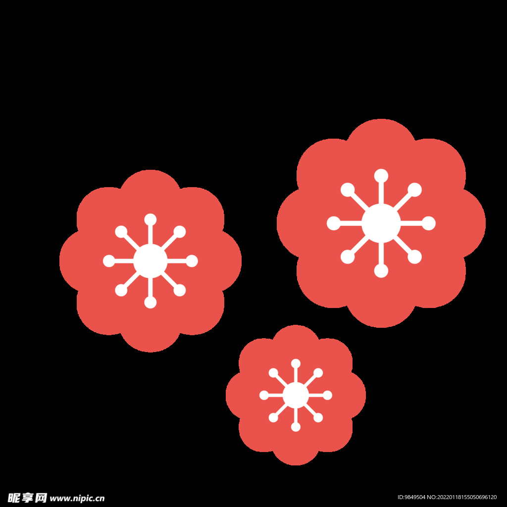 梅花桃花PNG