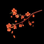 梅花桃花PNG