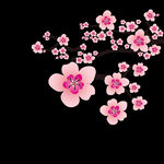 梅花桃花PNG