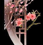 梅花桃花PNG 