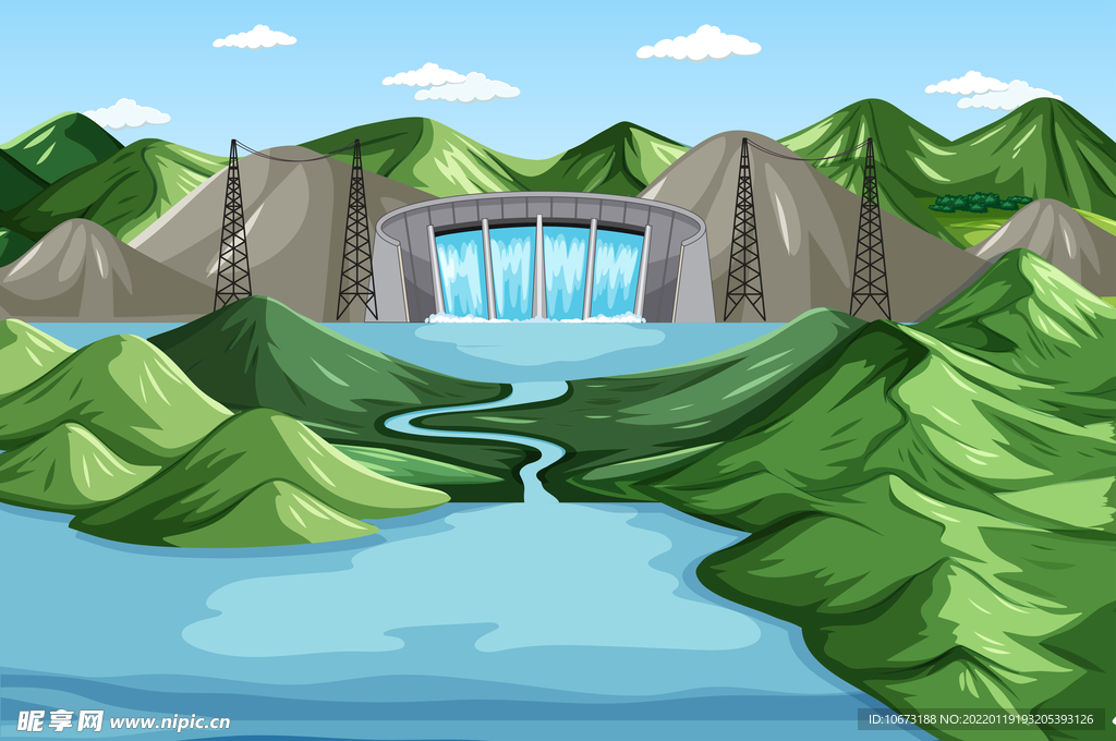 湖泊湖畔背景