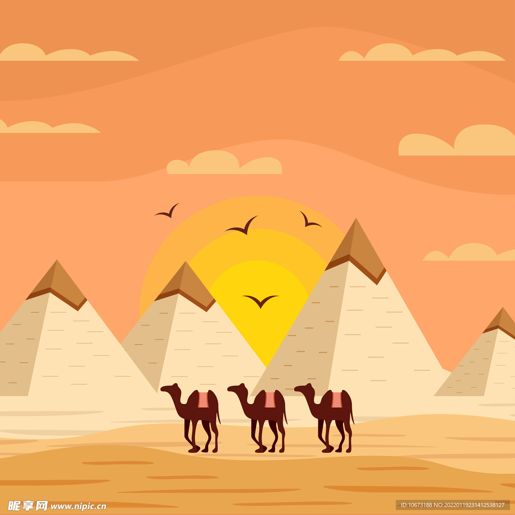 沙漠背景 
