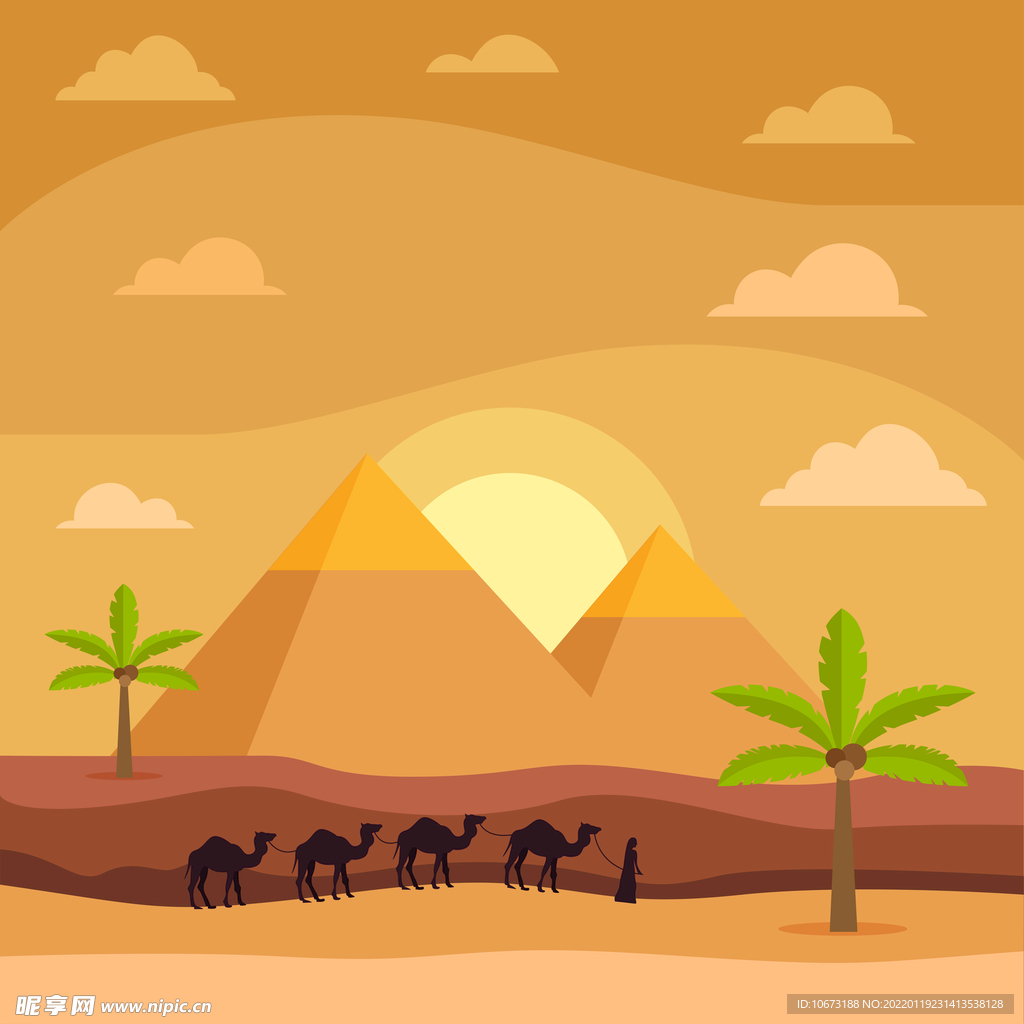 沙漠背景 