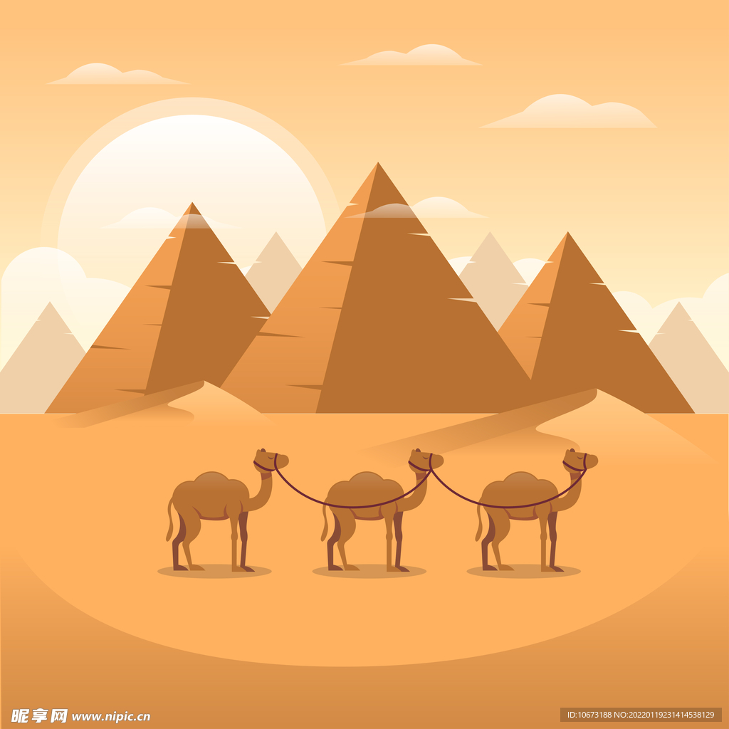 沙漠背景 