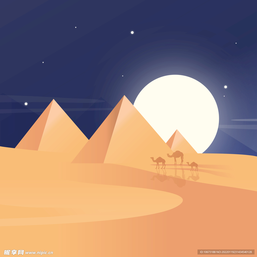 沙漠背景 