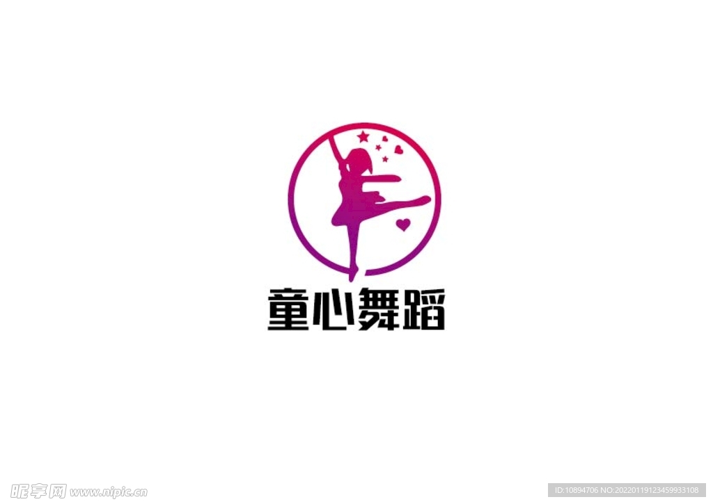 舞蹈标识设计