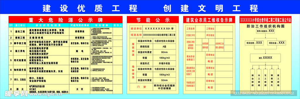 工地公示牌