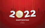 2022 新年 简洁 红色