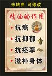 精油的作用 宣传海报