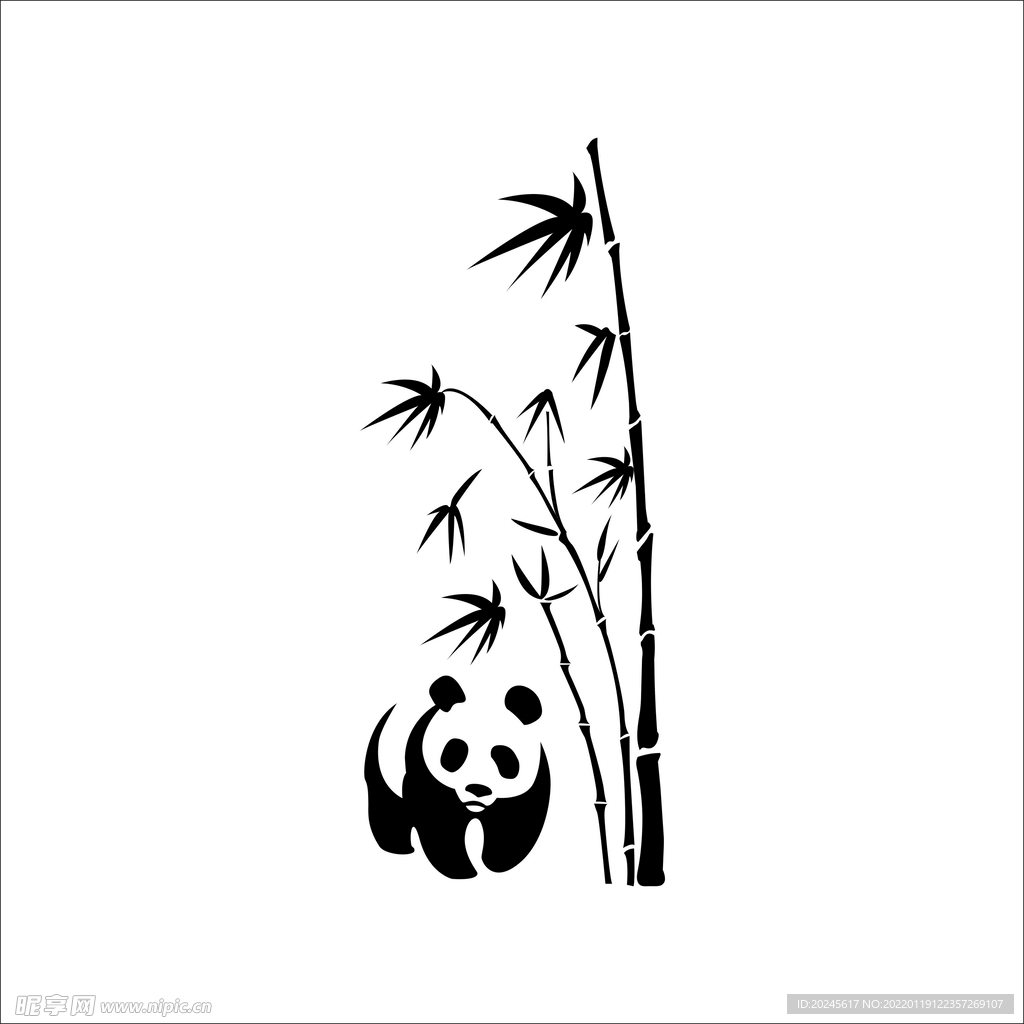 国宝熊猫竹