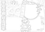 冬天寒假 手抄报 插画 图片 
