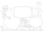 冬天寒假 手抄报 插画 图片 