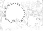 冬天寒假 手抄报 插画 图片 