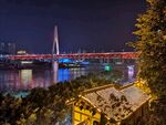 重庆洪崖洞大桥夜景