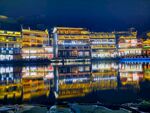 凤凰古城沱江夜景