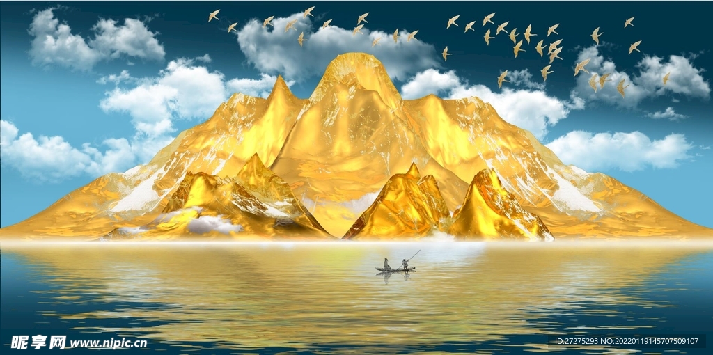 客厅山水装饰画