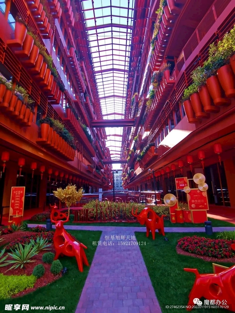 建筑 商业 现代 透视 商场