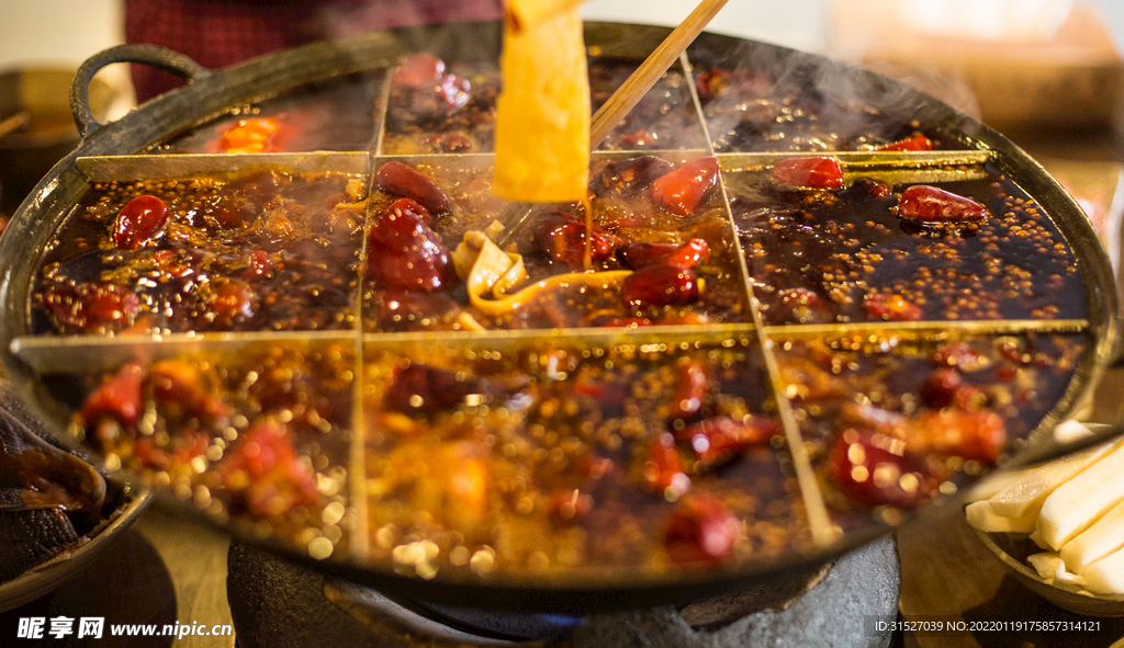 美食火锅摄影图