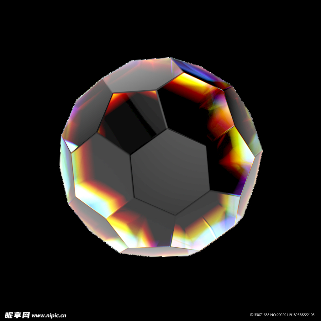 3D几何玻璃素材