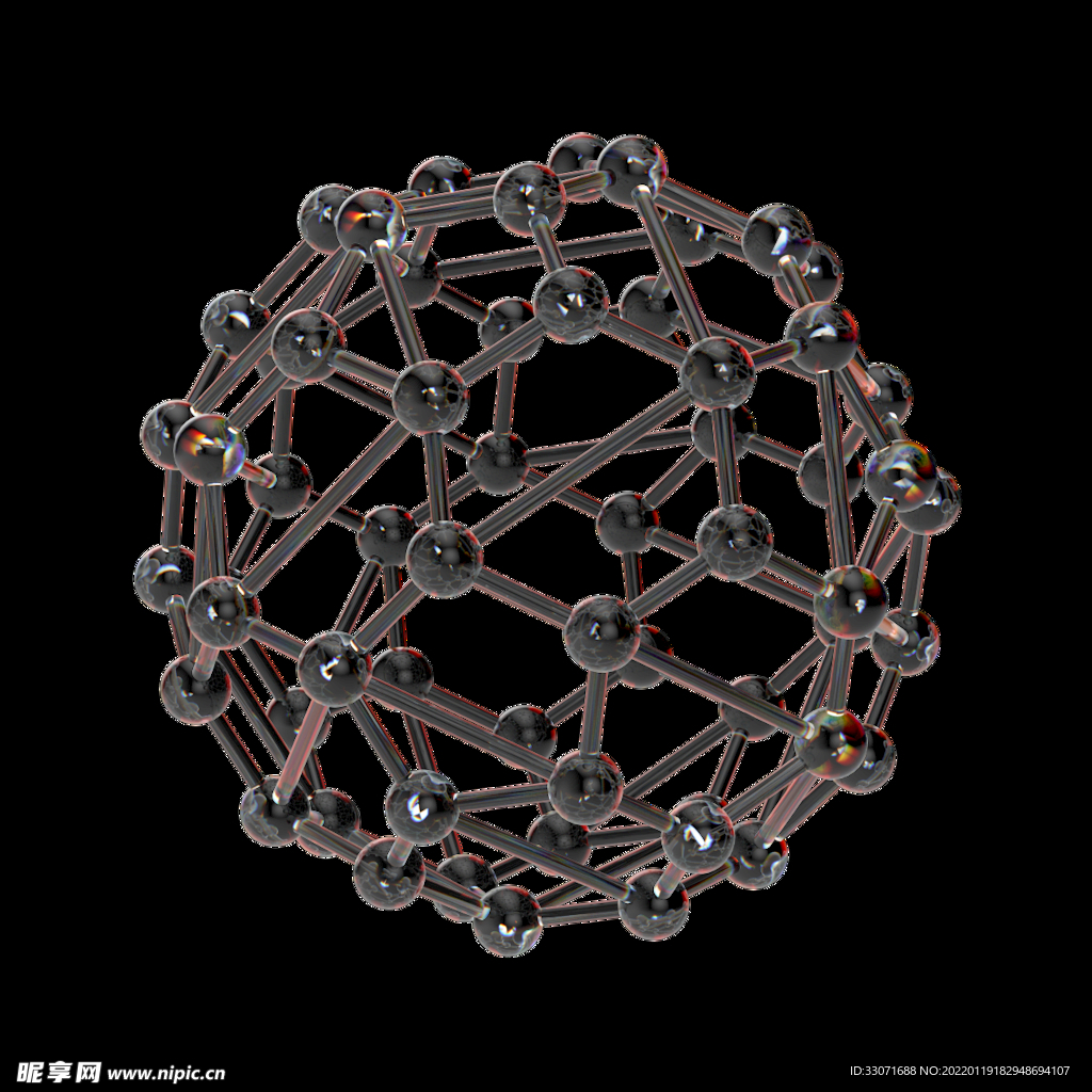 3D几何玻璃素材