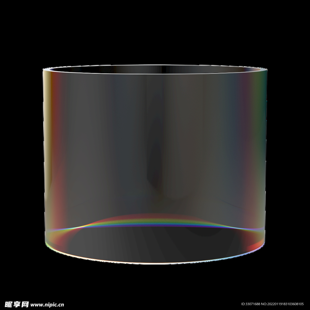 3D几何玻璃素材