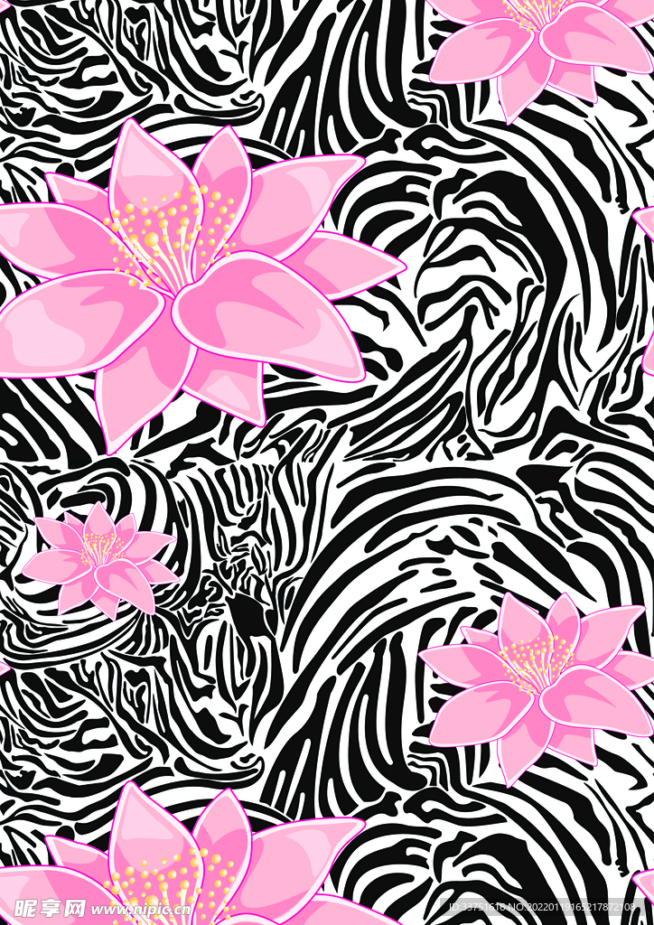 花卉线条