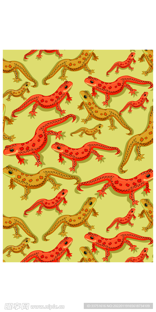 蜥蜴插画