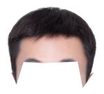 男士 头发 模板 修图 证件照