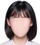 女士 头发 模板 修图 证件照