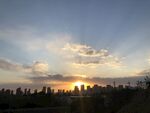 黄昏城市剪影