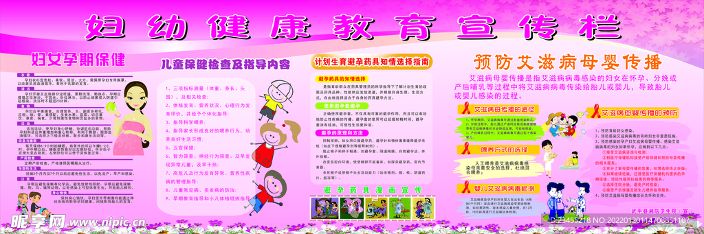 妇幼健康教育宣传栏