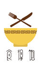 卡通餐饮食得饱logo