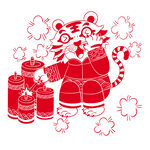  剪纸老虎