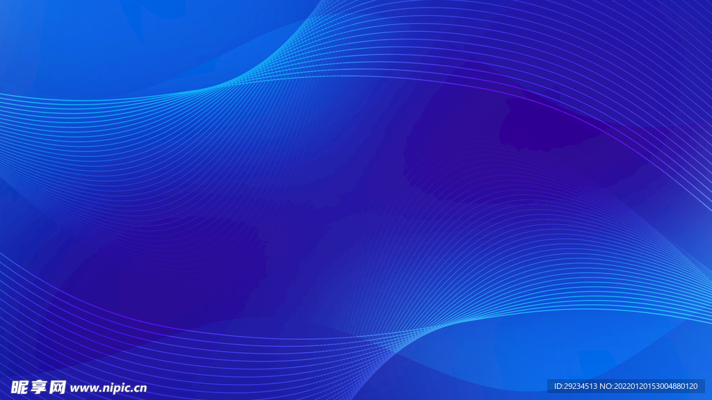 蓝色渐变简约科技背景