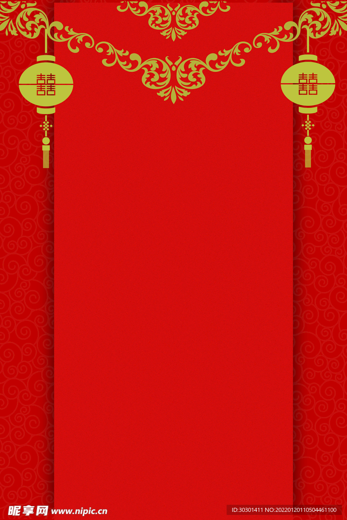 红色新年海报婚庆海报背景