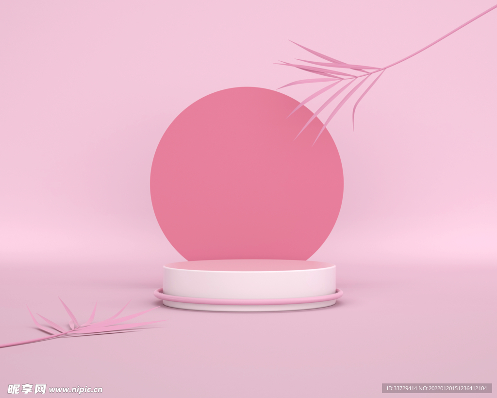 C4D 渲染 立体 背景