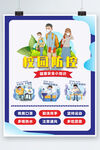 校园防控海报