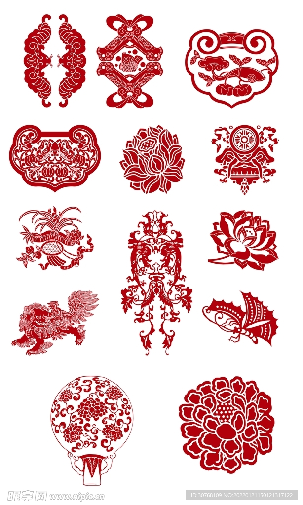 吉祥纹样剪纸
