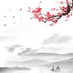 水墨背景