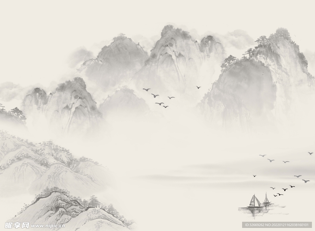 水墨背景