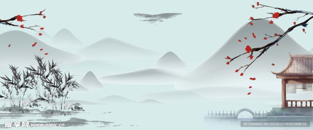 水墨背景