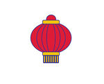 国潮小红灯笼